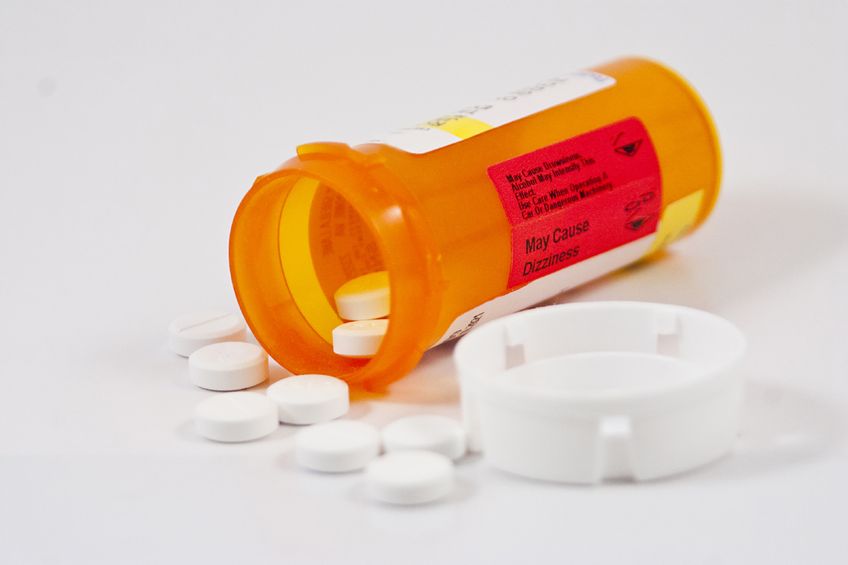 pill bottle with prescription pills